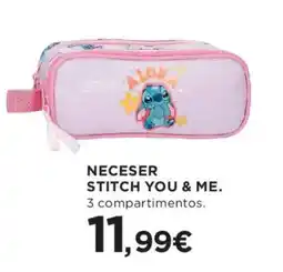 Hipercor Neceser stitch you & me oferta