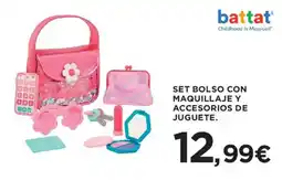 Hipercor Set bolso con maquillaje y accesorios de juguete. oferta