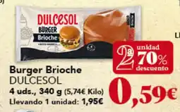 Gadis DULCESOL Burger Brioche oferta