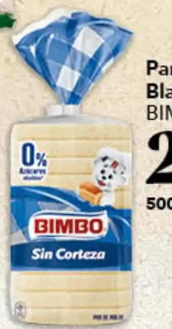 Gadis BIMBO Pan de Molde Blanco sin Corteza oferta