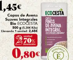 Gadis ECOCESTA Copos de Avena Suaves Integrales Bio oferta