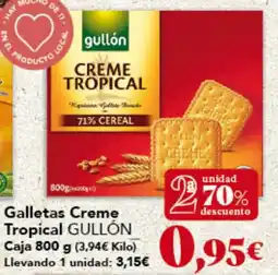 Gadis GULLÓN Galletas Creme Tropical oferta