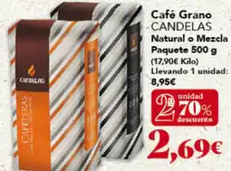 Gadis CANDELAS Café Grano Natural o Mezcla Paquete oferta