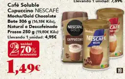 Gadis NESCAFÉ Café Soluble Capuccino Mocha/Gold Chocolate oferta