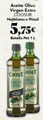 Gadis COOSUR Aceite Oliva Virgen Extra Hojiblanca o Picual oferta