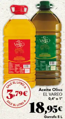Gadis EL VAREO Aceite Oliva 0,4° ° 1° oferta