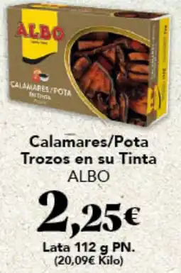 Gadis ALBO Calamares/Pota Trozos en su Tinta oferta