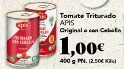 Gadis APIS Tomate Triturado Original o con Cebolla oferta