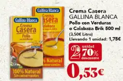 Gadis GALLINA BLANCA Crema Casera Pollo con Verduras o Calabaza Brik oferta