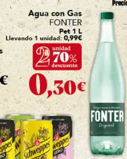Gadis FONTER Agua con Gas Pet oferta