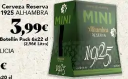 Gadis 1925 ALHAMBRA Cerveza Reserva oferta