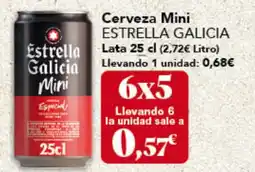 Gadis ESTRELLA GALICIA Cerveza Mini oferta