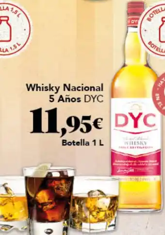 Gadis DYC Whisky Nacional 5 Años oferta