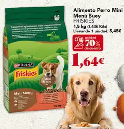 Gadis FRISKIES Alimento Perro Mini Menú Buey oferta