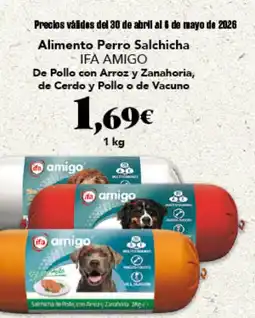 Gadis IFA AMIGO Alimento Perro Salchicha De Pollo con Arroz y Zanahoria, de Cerdo y Pollo o de Vacuno oferta