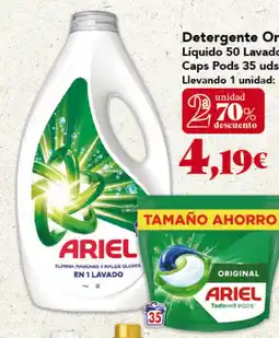 Gadis ARIEL Detergente Original oferta