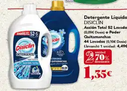 Gadis DISICLIN Detergente Líquido Acción Total 52 Lavados o Poder Quitamanchas oferta