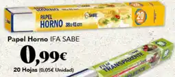 Gadis IFA SABE Papel Horno oferta