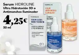Gadis HIDROLINE Serum Ultra Hidratación 3D o Antimanchas Iluminador oferta