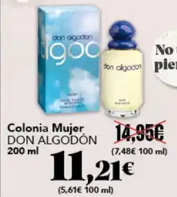 Gadis DON ALGODÓN Colonia Mujer oferta