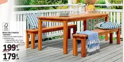 E.Leclerc Mesa con 2 bankos baviera oferta