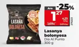 Dia Dia al punto - lasana bolonesa oferta