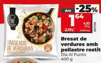 Dia Dia al punto - braseado de verduras con pollo asado oferta