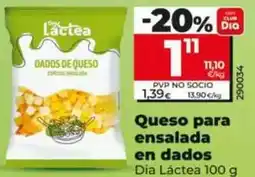 Dia Dia lactea - queso para ensalada en dados oferta