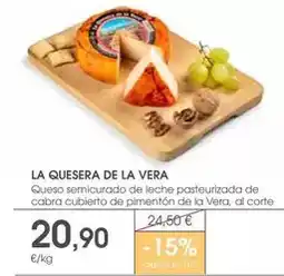 Supermercados Plaza Huerta de la vera - queso semicurado de leche pasteurizada de cabra cubierto de pimentón de la vera oferta