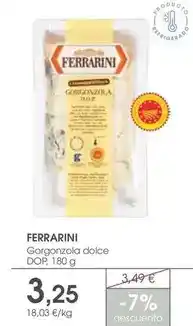 Supermercados Plaza Ferrarini - gargonzola dolce dop oferta