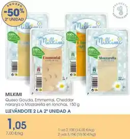 Supermercados Plaza Emmental - queso gouda, , cheddar naranja o mozzarella en lonchas oferta