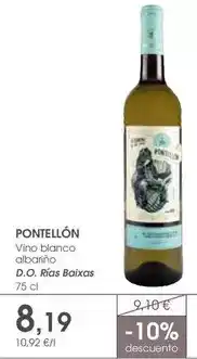 Supermercados Plaza Blanco - vino albariño d.o. rías baixas oferta