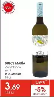 Supermercados Plaza Vino blanco semi d.o. madrid oferta