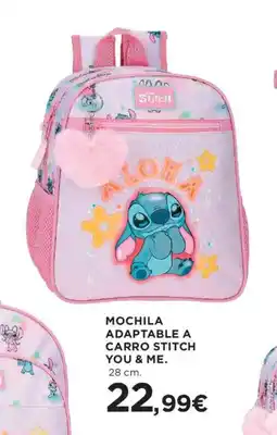 Hipercor Mochila adaptable a carro stitch you & me oferta
