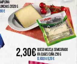 Claudio IFA ELIGES Queso mezcla semicurado cuña oferta