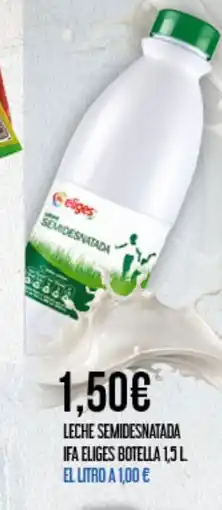 Claudio IFA ELIGES Leche semidesnatada botella oferta