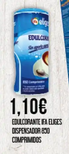 Claudio IFA ELIGES Edulcorante dispensador 850 comprimidos oferta