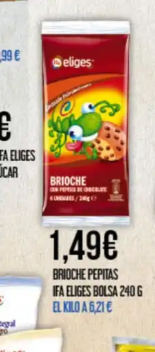 Claudio IFA ELIGES Brioche pepitas oferta