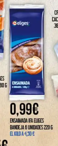 Claudio IFA ELIGES Ensaimada bandeja 6 unidades oferta