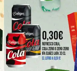 Claudio IFA ELIGES Refresco cola, cola zero o zero zero oferta
