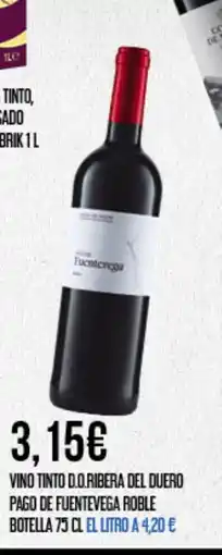 Claudio Vino tinto d.o.ribera del duero pago de fuentevega roble botella oferta