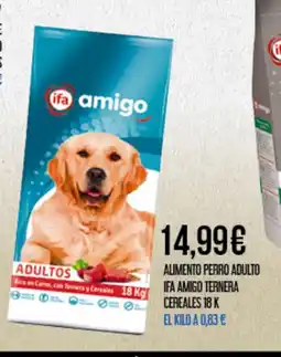 Claudio IFA AMIGO Alimento perro adulto ternera oferta