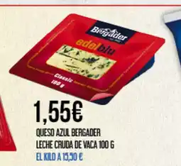 Claudio Queso azul bergader leche cruda de vaca oferta
