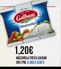 Claudio GALBANI Mozzarella fresca oferta