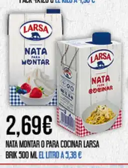 Claudio LARSA Nata montar o para cocinar oferta