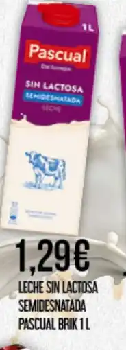 Claudio PASCUAL Leche sin lactosa semidesnatada oferta