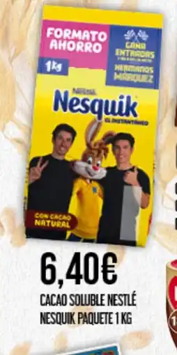 Claudio NESQUIK Cacao soluble nestlé paquete oferta