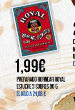 Claudio ROYAL Preparado hornear estuche 5 sobres oferta