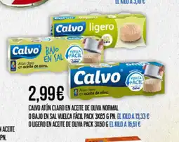 Claudio CALVO Atún claro en aceite de oliva normal oferta