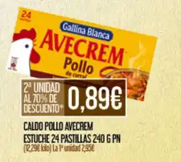 Claudio Caldo pollo avecrem estuche 24 pastillas oferta